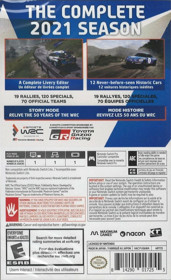 WRC 10: The Official Game - Box - Back (Canada) - 779x1275