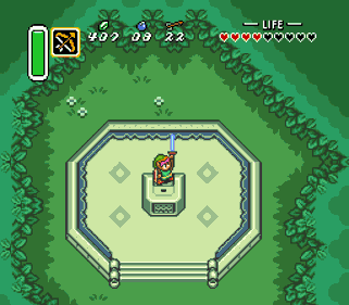 The Legend of Zelda: A Link to the Past - Screenshot - Gameplay (World) - 256x224