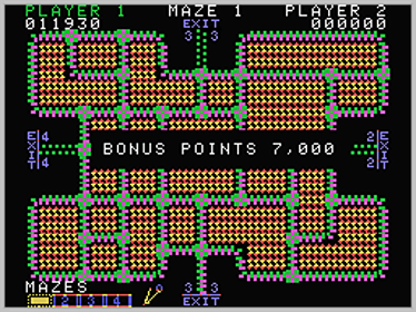 Pepper II - Screenshot - Gameplay (World) - 256x192