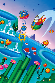 Sega Ages: Fantasy Zone - Poster (Japan) - 1200x1800