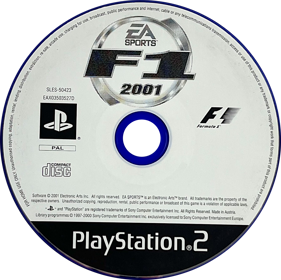 F1 2001 - Disc (Europe) - 1358x1354