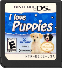 I Love Puppies - Cart - Front (North America) - 517x564