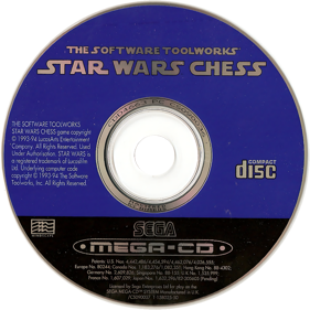 The Software Toolworks' Star Wars Chess - Disc (Europe) - 1000x1000
