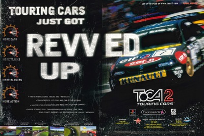TOCA 2: Touring Car Challenge - Advertisement Flyer - Front (Europe) - 3280x2198