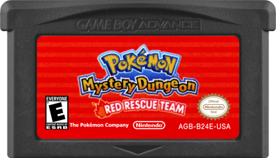 Pokémon Mystery Dungeon: Red Rescue Team - Cart - Front (North America) - 1000x574