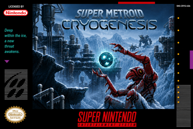 Super Metroid: Cryogenesis - Box - Front (World) - 1536x1024