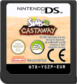 The Sims 2: Castaway - Cart - Front (Europe) - 517x564