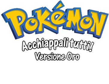 Pokémon Gold Version - Clear Logo (Italy) - 600x462
