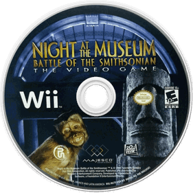 Night at the Museum: Battle of the Smithsonian: The Video Game - Disc (North America) - 1280x1280