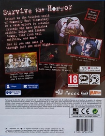 Corpse Party: Blood Drive - Box - Back (Europe) - 1239x1603