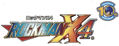 Mega Man X4 - Clear Logo (Japan) - 1160x453