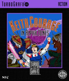 Keith Courage in Alpha Zones - Fanart - Box - Front (North America) - 750x877