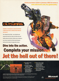 Outwars - Advertisement Flyer - Front (United Kingdom) - 1609x2200