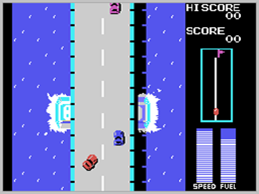 Road Fighter - Screenshot - Gameplay (World) - 256x192
