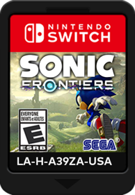 Sonic Frontiers - Cart - Front (North America) - 392x567
