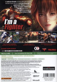 Dead or Alive 5 - Box - Back (Germany) - 600x856