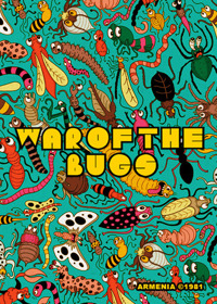 War of the Bugs or Monsterous Manouvers in a Mushroom Maze - Fanart - Box - Front (North America) - 350x490