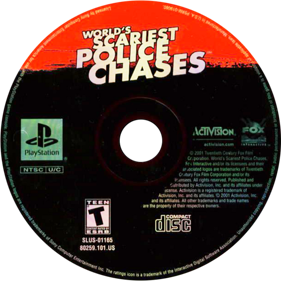 World's Scariest Police Chases - Disc (North America) - 600x600