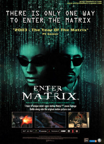 Enter the Matrix - Advertisement Flyer - Front (United Kingdom) - 1598x2200