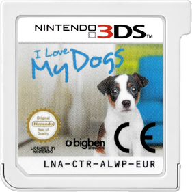 I Love My Dogs - Cart - Front (Europe) - 500x500