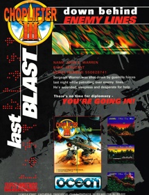 Choplifter III: Rescue-Survive - Advertisement Flyer - Front (United Kingdom) - 1683x2191