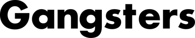 Gangsters - Clear Logo (United Kingdom) - 2400x470