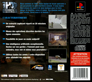 Hidden & Dangerous - Box - Back (France) - 1000x889