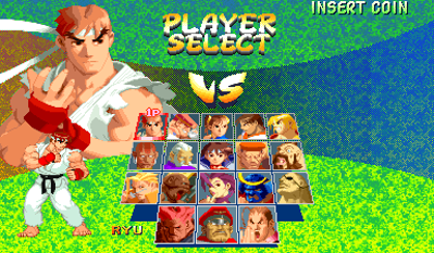 Street Fighter Alpha 2 - Screenshot - Game Select (World) - 384x224