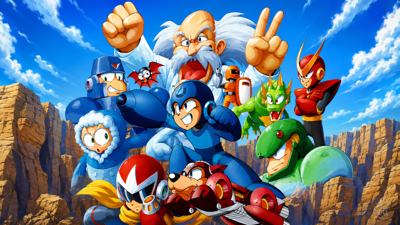 Mega Man: The Wily Wars - Fanart - Background (World) - 3840x2160