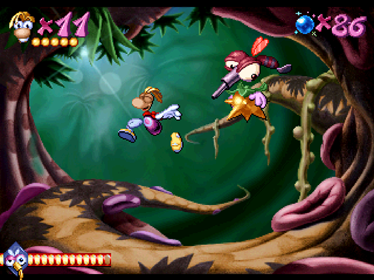Rayman - Screenshot - Gameplay (World) - 640x480