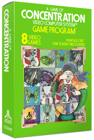A Game of Concentration - Box - 3D (North America) - 455x672