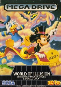 World of Illusion Starring Mickey Mouse and Donald Duck - Box - Front (Brazil) - 423x603