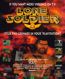 Lone Soldier - Advertisement Flyer - Front (United Kingdom) - 2039x2493