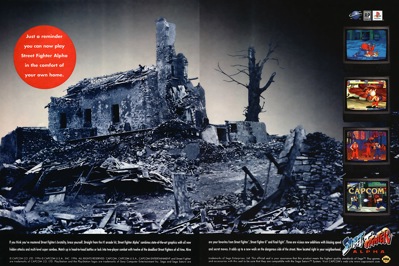 Street Fighter Alpha: Warriors' Dreams - Advertisement Flyer - Back (North America) - 3000x2000