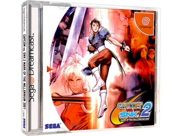 Capcom vs. SNK 2: Millionaire Fighting 2001 - Box - 3D (World) - 733x550