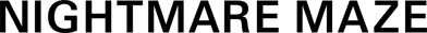 Nightmare Maze - Clear Logo (Europe) - 2400x190
