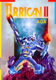 Turrican II AGA - Fanart - Box - Front (World) - 1800x2550