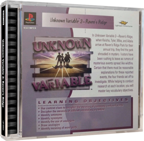 Unknown Variable 2: Raven's Ridge - Box - 3D (North America) - 1500x1467