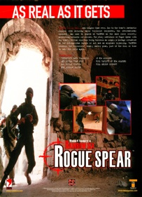 Tom Clancy's Rainbow Six: Rogue Spear - Advertisement Flyer - Front (United Kingdom) - 2169x3000
