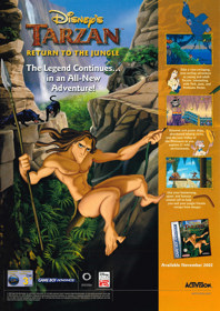 Disney's Tarzan: Return to the Jungle - Advertisement Flyer - Front (United Kingdom) - 1553x2200