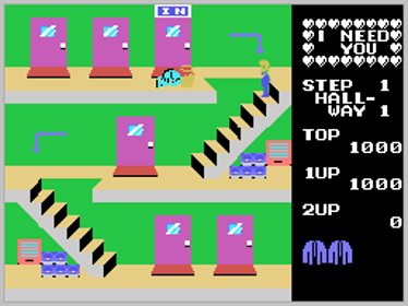 Mikie - Screenshot - Gameplay (World) - 256x192