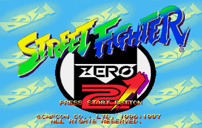 Street Fighter Zero 2' - Screenshot - Game Title (Japan) - 352x224