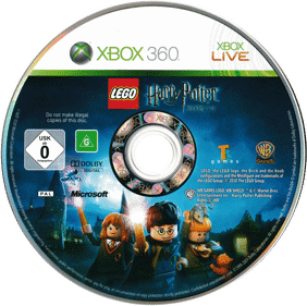 LEGO Harry Potter: Years 1-4 - Disc (Germany) - 2858x2847