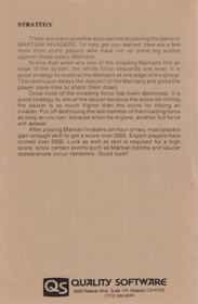 Martian Invaders - Box - Back (North America) - 784x1200