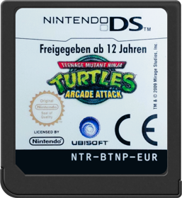 Teenage Mutant Ninja Turtles: Arcade Attack - Cart - Front (Europe) - 517x564