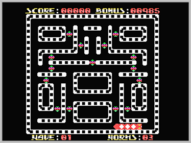 Nibbli: Son of Nibbler - Screenshot - Gameplay (World) - 256x192