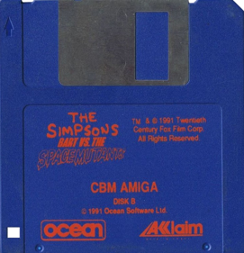 The Simpsons: Bart vs. the Space Mutants - Disc (Europe) - 733x759