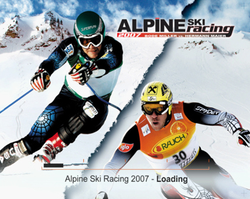 Alpine Ski Racing 2007: Bode Miller vs. Hermann Maier - Screenshot - Game Title (Europe) - 640x511