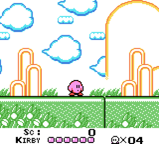 Kirby's Dream Land DX - Screenshot - Gameplay (World) - 320x288