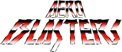 Aero Blasters - Clear Logo (North America) - 4136x1766